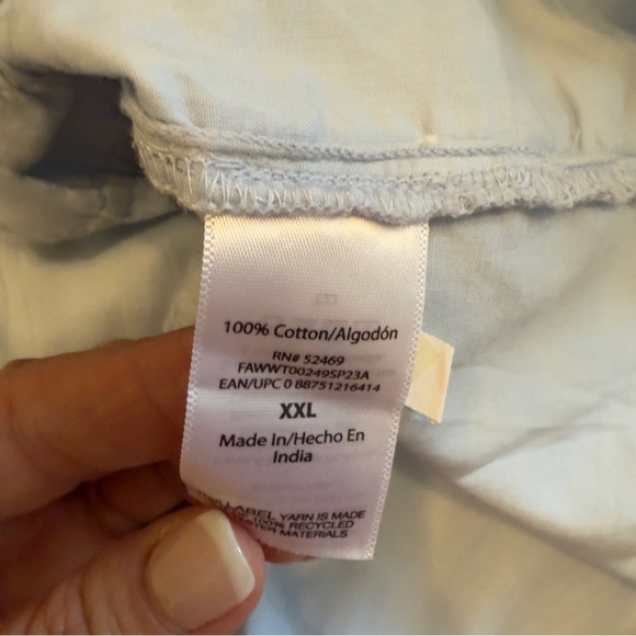 Free Assembly -Women's Square Neck Top with Blouson Sleeves Size XXL - Picture 8 of 9